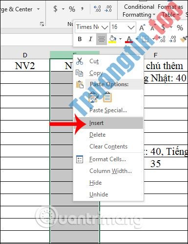 Cách&nbsp;xóa,&nbsp;thêm&nbsp;cột&nbsp;trong&nbsp;Excel