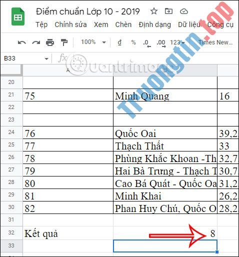 Cách&nbsp;đếm&nbsp;ô&nbsp;chứa&nbsp;văn&nbsp;bản&nbsp;trong&nbsp;Google&nbsp;Sheets