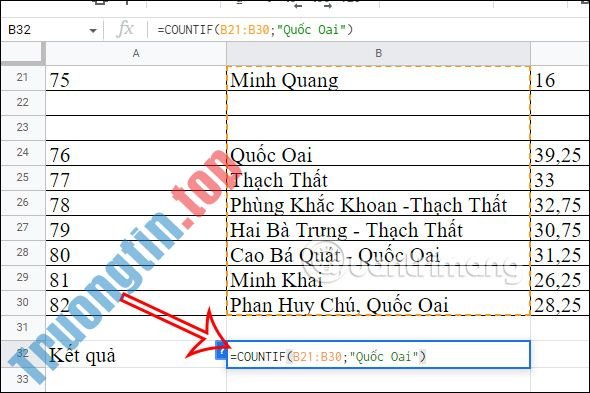 Cách&nbsp;đếm&nbsp;ô&nbsp;chứa&nbsp;văn&nbsp;bản&nbsp;trong&nbsp;Google&nbsp;Sheets