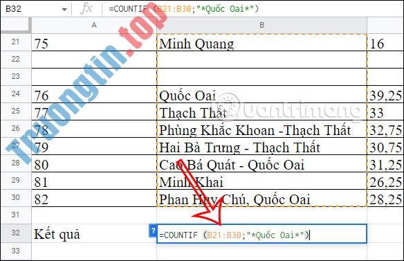 Cách&nbsp;đếm&nbsp;ô&nbsp;chứa&nbsp;văn&nbsp;bản&nbsp;trong&nbsp;Google&nbsp;Sheets