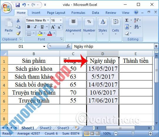 Cách&nbsp;đổi&nbsp;vị&nbsp;trí&nbsp;các&nbsp;cột&nbsp;trong&nbsp;Excel