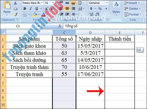 Cách&nbsp;đổi&nbsp;vị&nbsp;trí&nbsp;các&nbsp;cột&nbsp;trong&nbsp;Excel