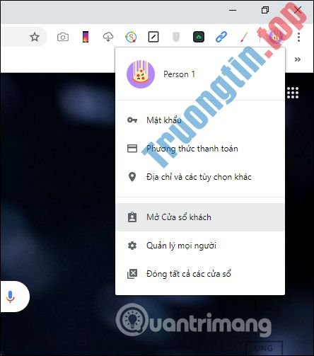 Cách&nbsp;luôn&nbsp;mở&nbsp;Chrome&nbsp;với&nbsp;tư&nbsp;cách&nbsp;khách