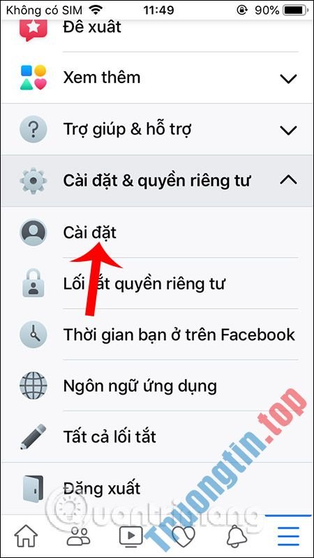 Cách&nbsp;tắt&nbsp;dấu&nbsp;chấm&nbsp;thông&nbsp;báo&nbsp;trên&nbsp;Facebook