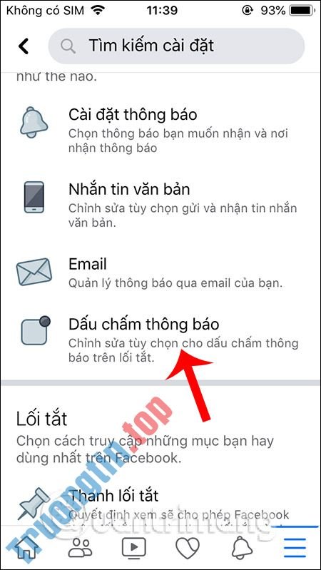 Cách&nbsp;tắt&nbsp;dấu&nbsp;chấm&nbsp;thông&nbsp;báo&nbsp;trên&nbsp;Facebook