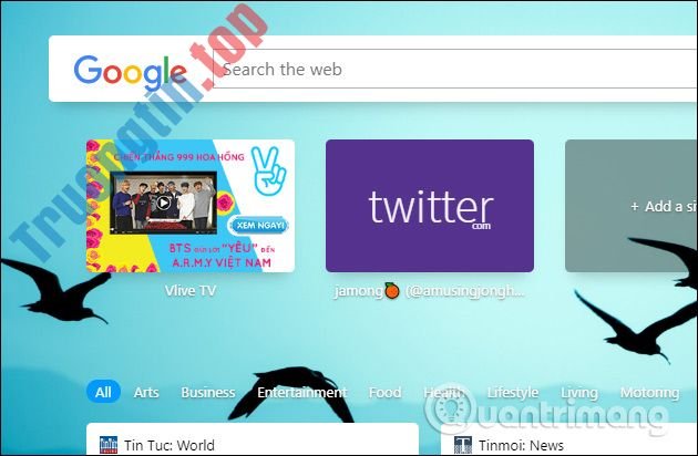 Cách&nbsp;đổi&nbsp;hình&nbsp;nền&nbsp;trên&nbsp;trình&nbsp;duyệt&nbsp;Opera