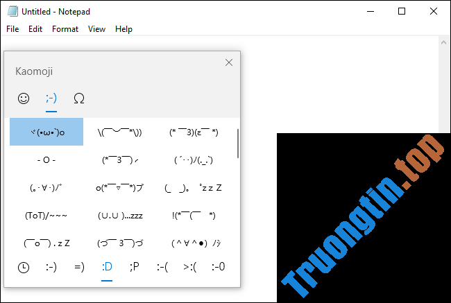 Cách&nbsp;sử&nbsp;dụng&nbsp;biểu&nbsp;tượng&nbsp;cảm&nbsp;xúc&nbsp;Kaomoji&nbsp;trên&nbsp;Windows&nbsp;10