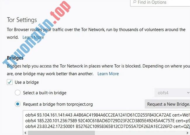 7 mẹo tăng tốc trình duyệt Tor 3 7 mẹo tăng tốc trình duyệt Tor