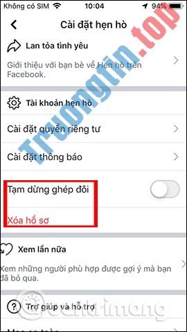 Cách&nbsp;xóa&nbsp;hồ&nbsp;sơ&nbsp;hẹn&nbsp;hò&nbsp;Facebook,&nbsp;tạo&nbsp;Facebook&nbsp;Dating&nbsp;mới