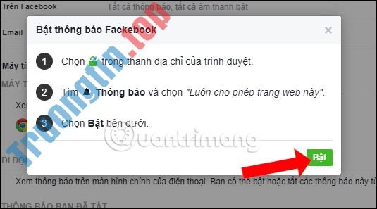 Cách&nbsp;bật&nbsp;thông&nbsp;báo&nbsp;Facebook&nbsp;trên&nbsp;Google&nbsp;Chrome