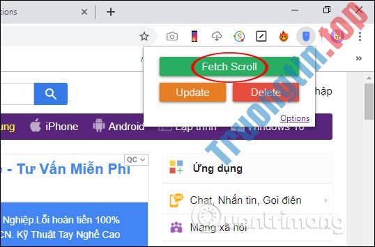 Cách&nbsp;lưu&nbsp;vị&nbsp;trí&nbsp;cuộn&nbsp;trang&nbsp;trên&nbsp;Chrome
