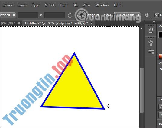 Cách&nbsp;vẽ&nbsp;hình&nbsp;tam&nbsp;giác&nbsp;trong&nbsp;Photoshop