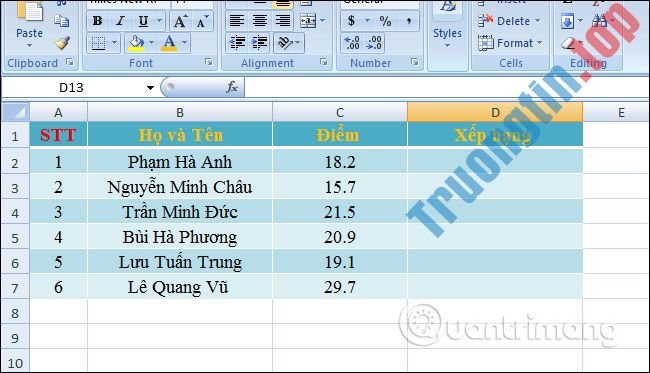 Cách&nbsp;xóa&nbsp;định&nbsp;dạng&nbsp;bảng&nbsp;trong&nbsp;Excel