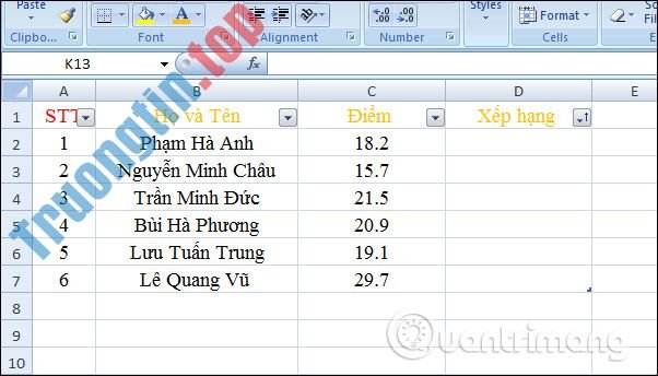 Cách&nbsp;xóa&nbsp;định&nbsp;dạng&nbsp;bảng&nbsp;trong&nbsp;Excel