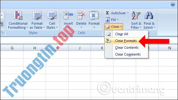 Cách&nbsp;xóa&nbsp;định&nbsp;dạng&nbsp;bảng&nbsp;trong&nbsp;Excel