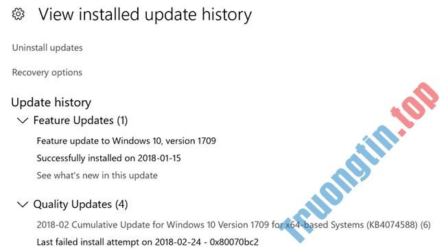 Sửa lỗi Windows Update 0x80070BC2 trên Windows 10