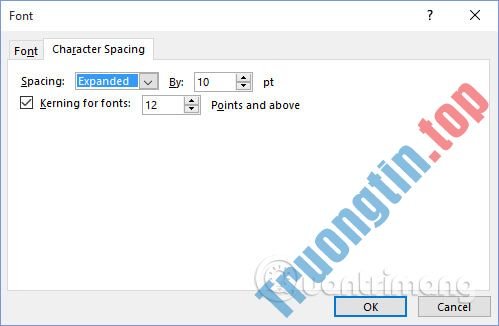 Cách&nbsp;chỉnh&nbsp;khoảng&nbsp;cách&nbsp;chữ&nbsp;trên&nbsp;PowerPoint