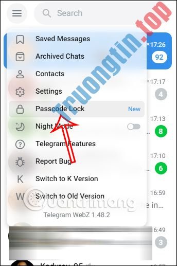 Cách&nbsp;khóa&nbsp;Telegram&nbsp;bằng&nbsp;mã&nbsp;khóa&nbsp;trên&nbsp;máy&nbsp;tính