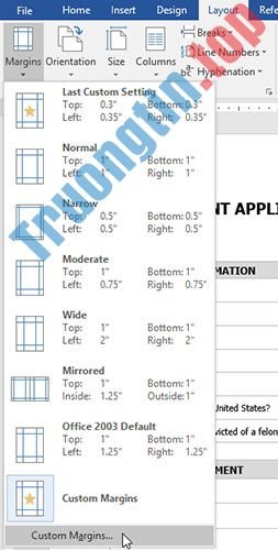 Word&nbsp;2019&nbsp;(Phần&nbsp;11):&nbsp;Bố&nbsp;cục&nbsp;trang