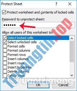 Cách&nbsp;tạo&nbsp;mật&nbsp;khẩu&nbsp;bảo&nbsp;vệ&nbsp;cho&nbsp;sheet&nbsp;Excel