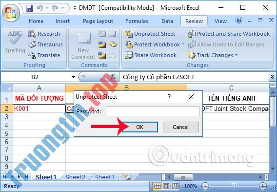 Cách&nbsp;tạo&nbsp;mật&nbsp;khẩu&nbsp;bảo&nbsp;vệ&nbsp;cho&nbsp;sheet&nbsp;Excel