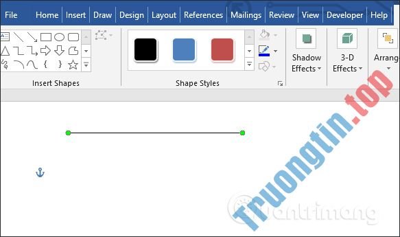 Hướng&nbsp;dẫn&nbsp;vẽ&nbsp;đường&nbsp;thẳng&nbsp;trong&nbsp;Word