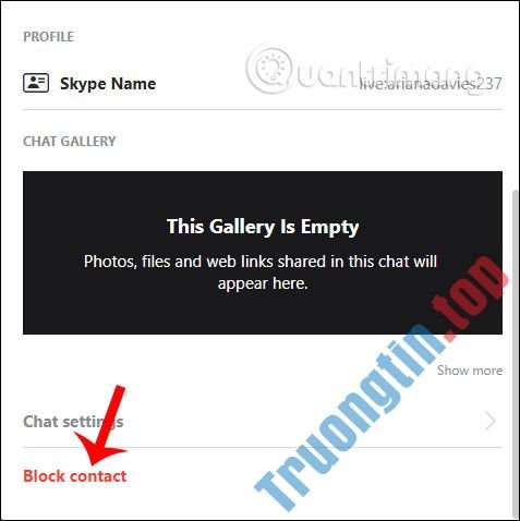 Cách hủy kết bạn trên Skype