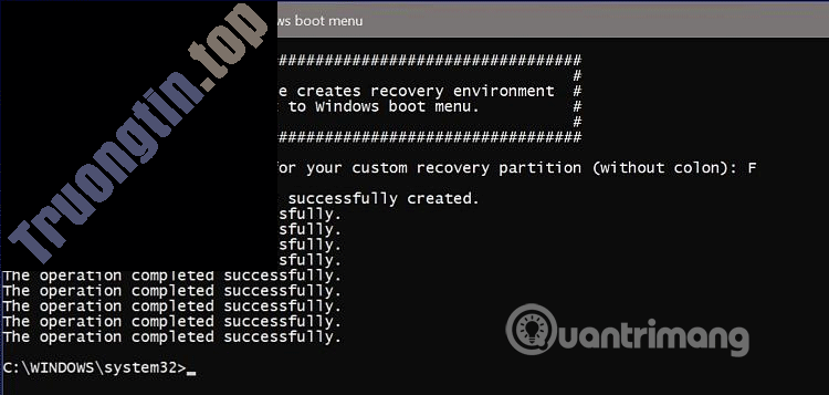 Cách&nbsp;tạo&nbsp;phân&nbsp;vùng&nbsp;Recovery&nbsp;tùy&nbsp;chỉnh&nbsp;khôi&nbsp;phục&nbsp;Windows