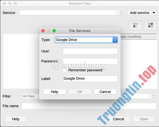 Cách mở và chỉnh sửa file từ Google Drive trong LibreOffice