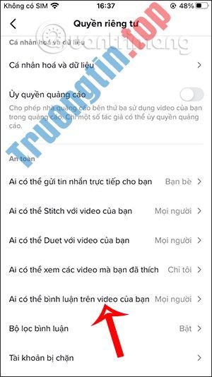 Cách&nbsp;chặn&nbsp;bình&nbsp;luận&nbsp;TikTok,&nbsp;khóa&nbsp;bình&nbsp;luận&nbsp;video&nbsp;TikTok