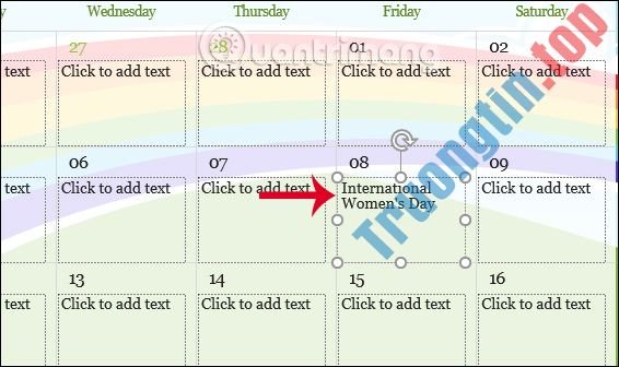 Cách&nbsp;chèn&nbsp;lịch&nbsp;vào&nbsp;PowerPoint