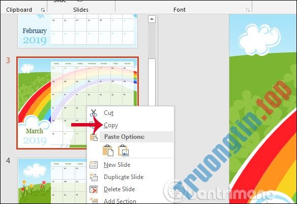 Cách&nbsp;chèn&nbsp;lịch&nbsp;vào&nbsp;PowerPoint