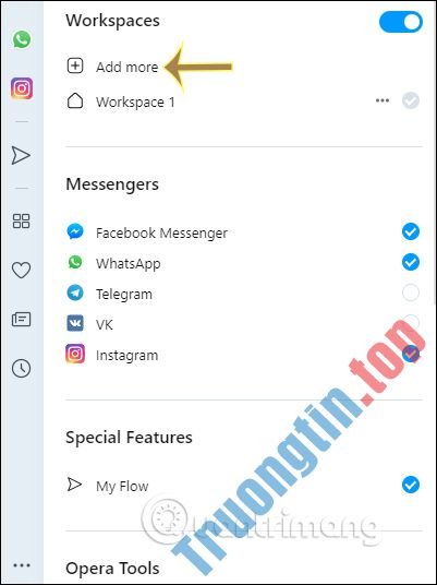 Cách&nbsp;tạo&nbsp;không&nbsp;gian&nbsp;làm&nbsp;việc&nbsp;khác&nbsp;nhau&nbsp;trên&nbsp;Opera