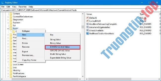 Cách&nbsp;tắt&nbsp;widget&nbsp;tin&nbsp;tức&nbsp;trong&nbsp;Taskbar&nbsp;trên&nbsp;Windows&nbsp;10