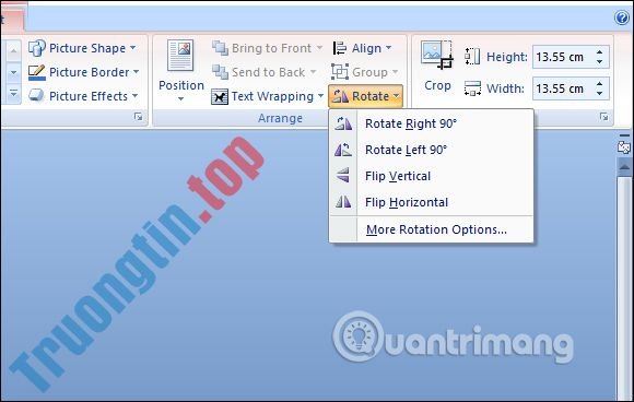 Các&nbsp;cách&nbsp;xoay&nbsp;hình&nbsp;ảnh&nbsp;trong&nbsp;Word
