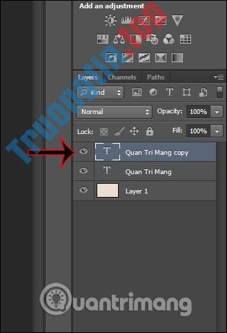Cách&nbsp;tạo&nbsp;chữ&nbsp;mờ&nbsp;trong&nbsp;Photoshop