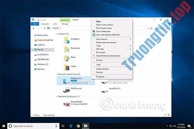 Cách&nbsp;quét&nbsp;ổ&nbsp;cứng&nbsp;bằng&nbsp;Error&nbsp;Checking