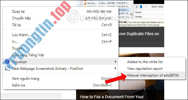 Cách&nbsp;dùng&nbsp;Cloudopt&nbsp;AdBlocker&nbsp;chặn&nbsp;quảng&nbsp;cáo&nbsp;lướt&nbsp;web