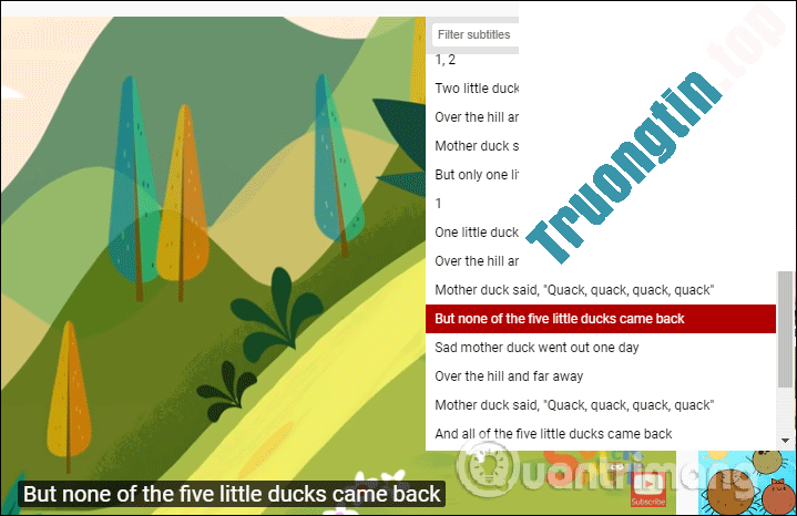 Cách&nbsp;duyệt&nbsp;nhanh&nbsp;phụ&nbsp;đề&nbsp;video&nbsp;YouTube