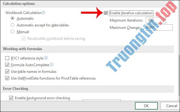 Cách&nbsp;sửa&nbsp;lỗi&nbsp;Circular&nbsp;Reference&nbsp;trong&nbsp;Excel