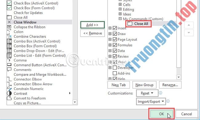 4&nbsp;mẹo&nbsp;cần&nbsp;thiết&nbsp;để&nbsp;quản&nbsp;lý&nbsp;Ribbon&nbsp;Excel