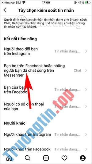 Cách&nbsp;tắt&nbsp;đồng&nbsp;bộ&nbsp;tin&nbsp;nhắn&nbsp;Messenger&nbsp;trên&nbsp;Instagram