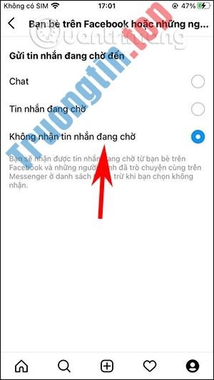 Cách&nbsp;tắt&nbsp;đồng&nbsp;bộ&nbsp;tin&nbsp;nhắn&nbsp;Messenger&nbsp;trên&nbsp;Instagram