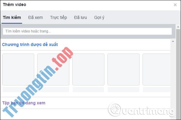 Cách&nbsp;xem&nbsp;chung&nbsp;video&nbsp;Facebook&nbsp;với&nbsp;bạn&nbsp;bè