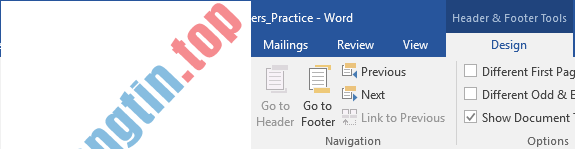 Word 2019 (Phần 15): Header và Footer 18 Word 2019 (Phần 15): Header và Footer