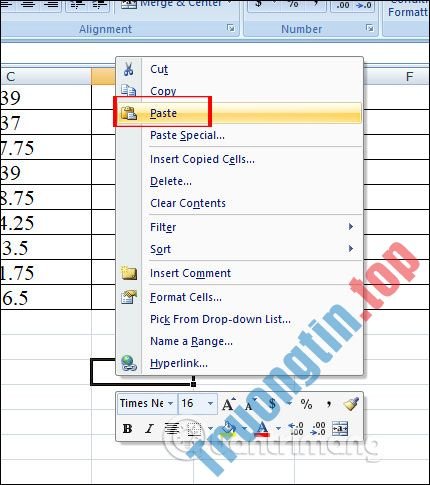 MS&nbsp;Excel&nbsp;2007&nbsp;-&nbsp;Bài&nbsp;4:&nbsp;Thao&nbsp;tác&nbsp;với&nbsp;dữ&nbsp;liệu