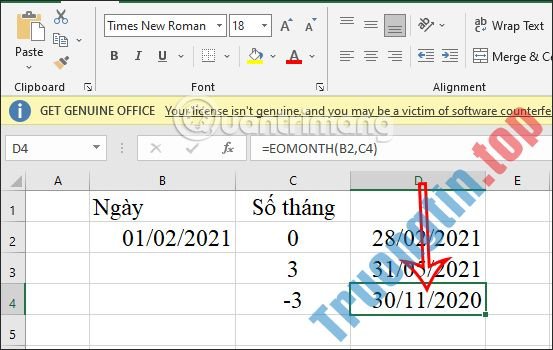 Hàm&nbsp;EOMONTH&nbsp;Excel,&nbsp;cách&nbsp;dùng&nbsp;hàm&nbsp;EOMONTH