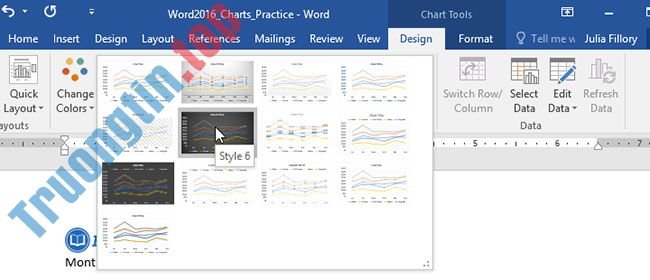 Word 2019 (Phần 23): Biểu đồ 28 Word 2019 (Phần 23): Biểu đồ