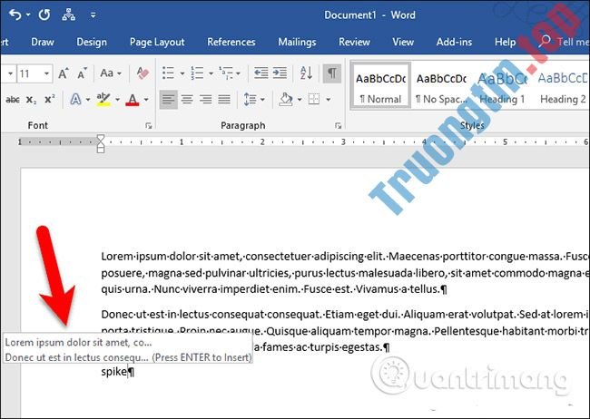 Cách&nbsp;sử&nbsp;dụng&nbsp;Spike&nbsp;để&nbsp;sao&nbsp;chép&nbsp;và&nbsp;dán&nbsp;các&nbsp;khối&nbsp;văn&nbsp;bản&nbsp;trong&nbsp;Word