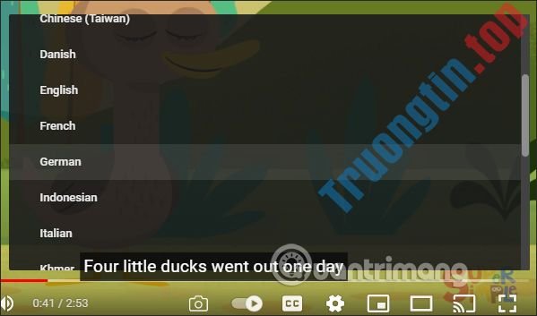 Cách&nbsp;hiện&nbsp;2&nbsp;phụ&nbsp;đề&nbsp;song&nbsp;song&nbsp;trên&nbsp;video&nbsp;YouTube